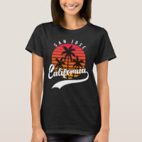 Camiseta femenina de San Jose, California Sunset