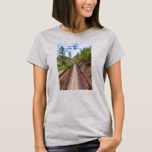 Camiseta femenina de Seven Falls Walkway Bridge