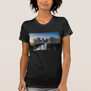 Camiseta femenina de Skyline de Nueva York