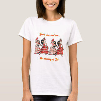 Camiseta femenina de sol y diversión en España