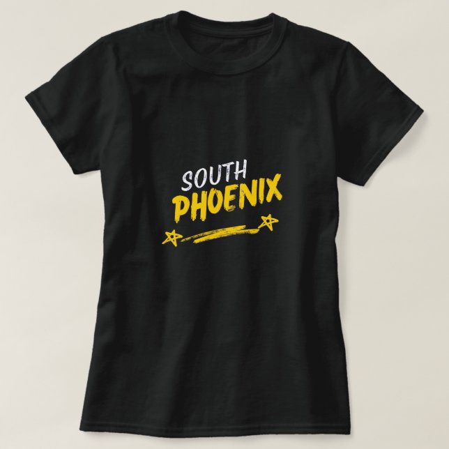 Camiseta femenina de South Phoenix Arizona (Diseño del anverso)