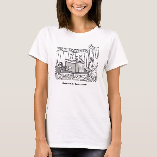 Camiseta femenina de Spa Labrador (Anverso)