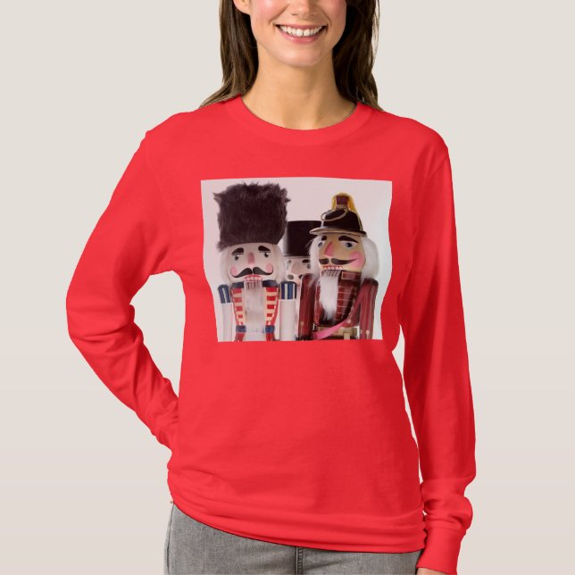 camiseta femenina de tres petardos (Anverso)