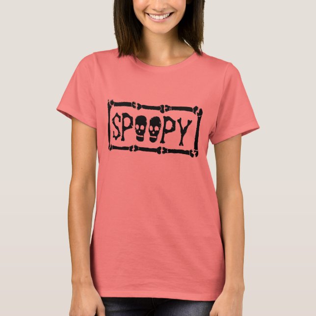 Camiseta femenina de Tumblr SPOOPY (Anverso)