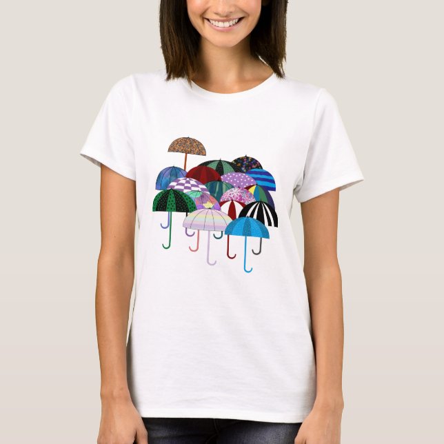 Camiseta femenina de Umbrellas (Anverso)