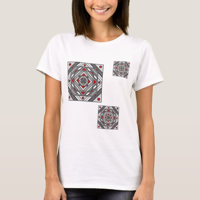 Camiseta femenina de visión de túnel (Anverso)
