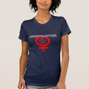 Camiseta femenina del bombero