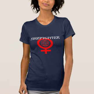 Camiseta femenina del bombero