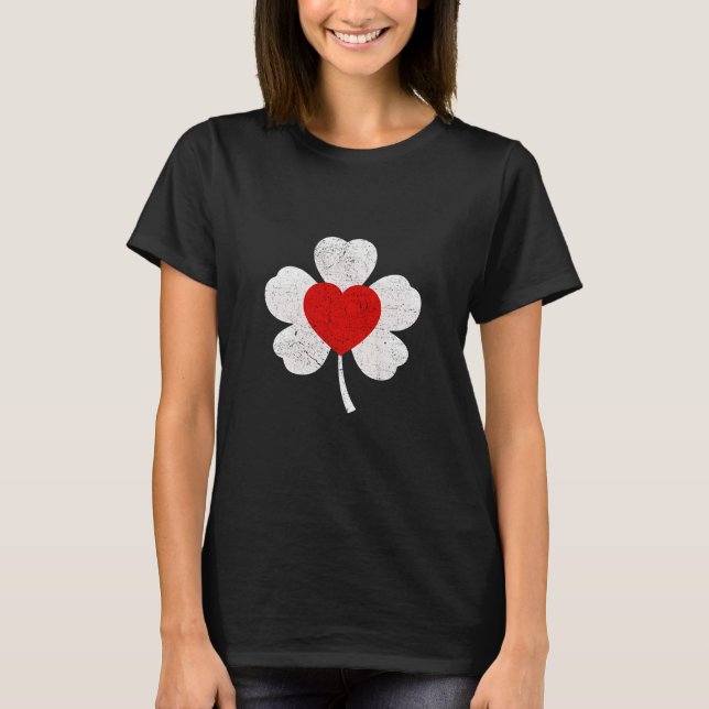 Camiseta femenina del Día de Shamrock St. Patrick (Anverso)