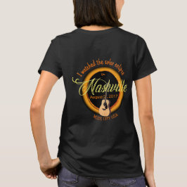 Camiseta femenina Eclipse solar de Nashville