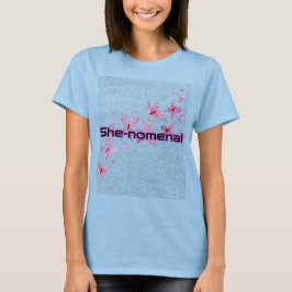 Camiseta femenina "Ella-nomenal" | Tee inspirador