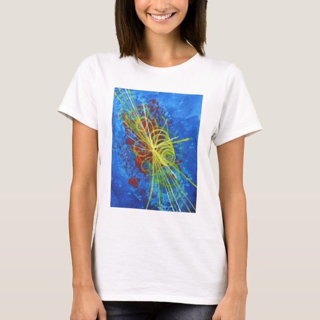 Camiseta femenina Higgs Boson (Anverso)