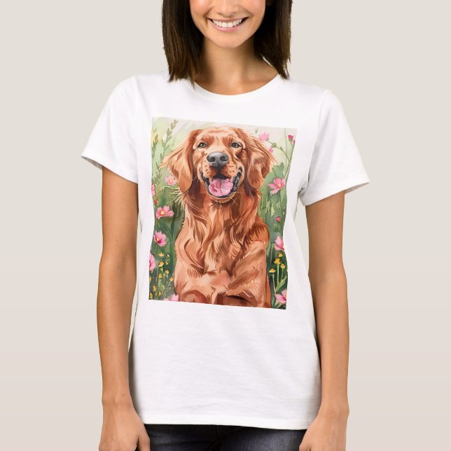 Camiseta femenina irlandesa (Anverso)