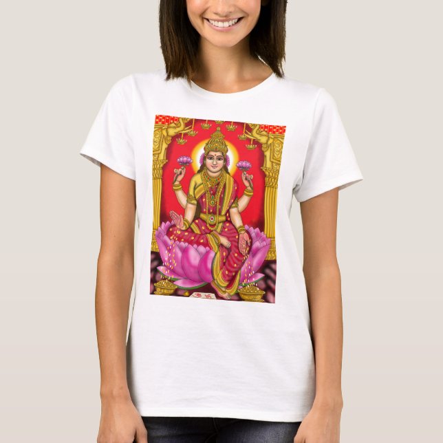Camiseta femenina Lakshmi de la diosa (Anverso)