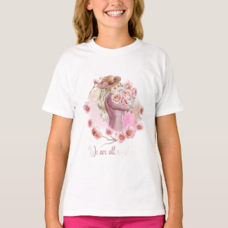 Camiseta femenina linda | Camiseta gráfica elegant