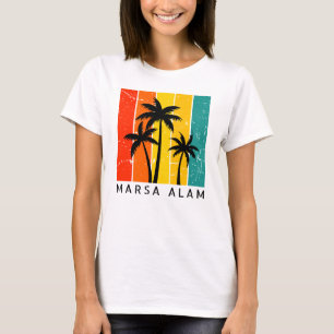 Camiseta femenina marsa alam vintage Sunset