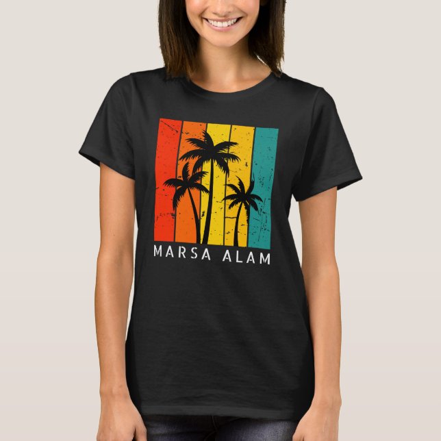 Camiseta femenina marsa alam vintage Sunset (Anverso)