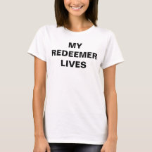 Camiseta femenina "Mi redentora vive"