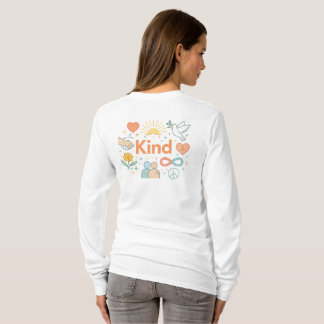 Camiseta Femenina Minimalista Amable | Mensaje Pos
