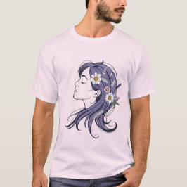 Camiseta femenina para boho y estilo estético