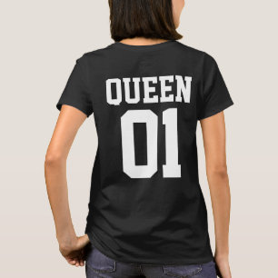 Camiseta femenina personalizable Queen Number 01 e