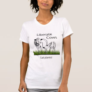 Camiseta femenina por los derechos de los animales