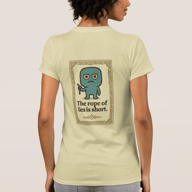 Camiseta femenina por Smilo-Inspirador (Reverso)
