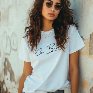 Camiseta femenina preparada por Ciao Bella