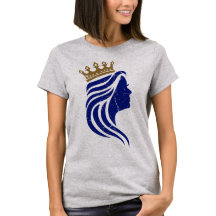 Camiseta femenina "Queen" | Tee gráfico elegante