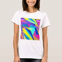 Camiseta femenina Radiant Mosaic