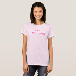 Camiseta femenina Sigma