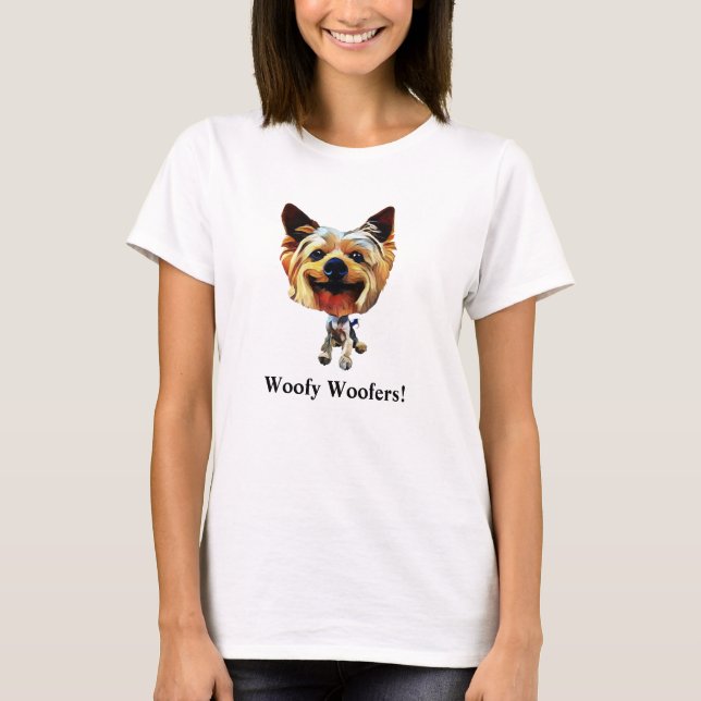 Camiseta femenina Terrier de Yorkshire (Anverso)