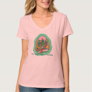 Camiseta femenina verde de Tara