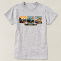 Camiseta femenina Wander Drive Adventure