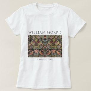 Camiseta femenina William Morris Strawberry Thief