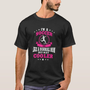 Camiseta Femeninas de la pelota de fútbol femenino divertid