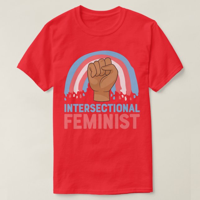 Camiseta Femini: El empoderamiento feminista del arcoiris (Diseño del anverso)