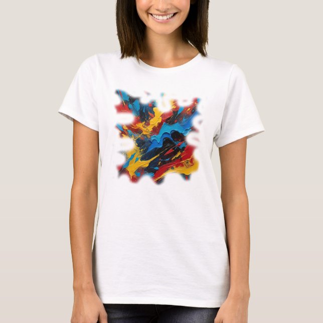 Camiseta Feminina Básica Arte Expressão (Anverso)