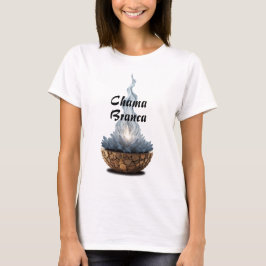 Camiseta Feminina Básica Chama Sagrada-4