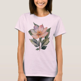 Camiseta Feminina Básica Floral-2