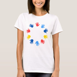 Camiseta Feminina Básica Mãos