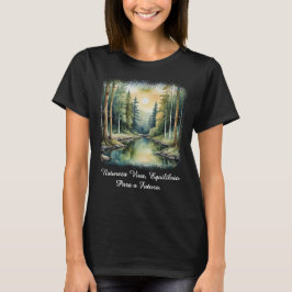 Camiseta Feminina Básica Reflexos da Terra-1