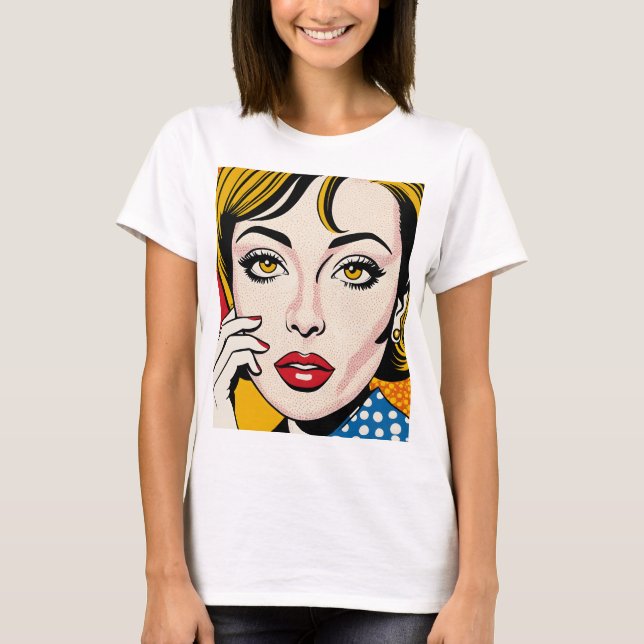 Camiseta Feminina Básica Retrô-9 (Anverso)