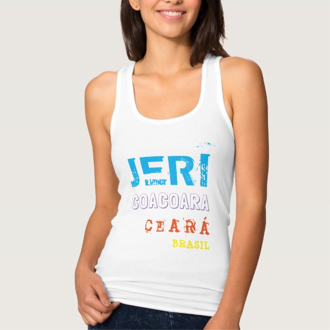 CAMISETA FEMININA JERICOACOARA (Anverso)