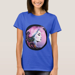 Camiseta "Feminine Flourish" Belleza Femenina     
