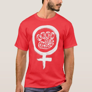 Camiseta Feminismo Activismo femenino Igualdad de género Fe