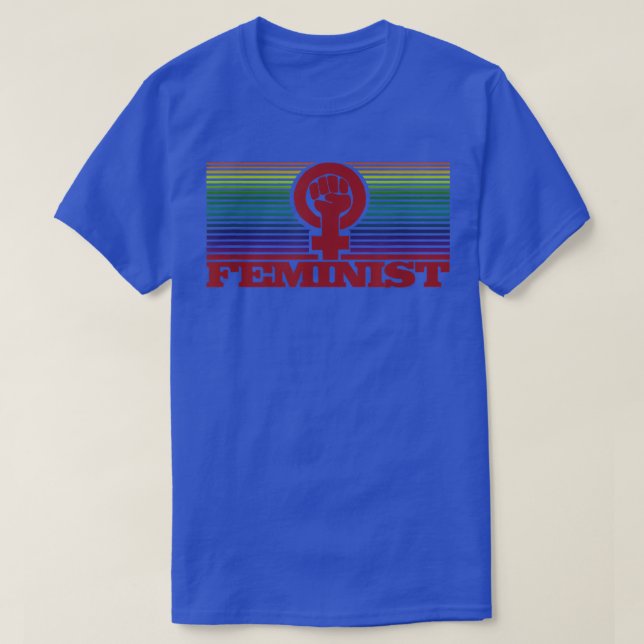 Camiseta Feminismo arcoiris Orgullo feminista intersecciona (Diseño del anverso)