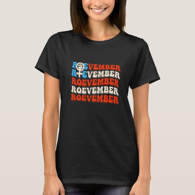 Camiseta Feminismo de la bandera estadounidense de noviembr (Anverso)