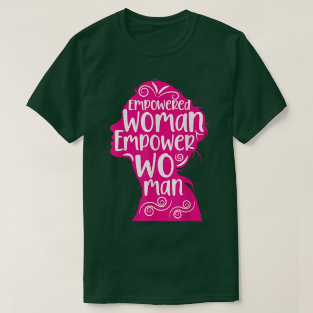 Camiseta Feminismo Empoderamiento de las mujeres Derechos I (Diseño del anverso)