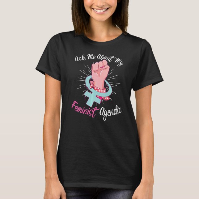 Camiseta Feminismo Empoderamiento Femenino Elección Pro Abo (Anverso)